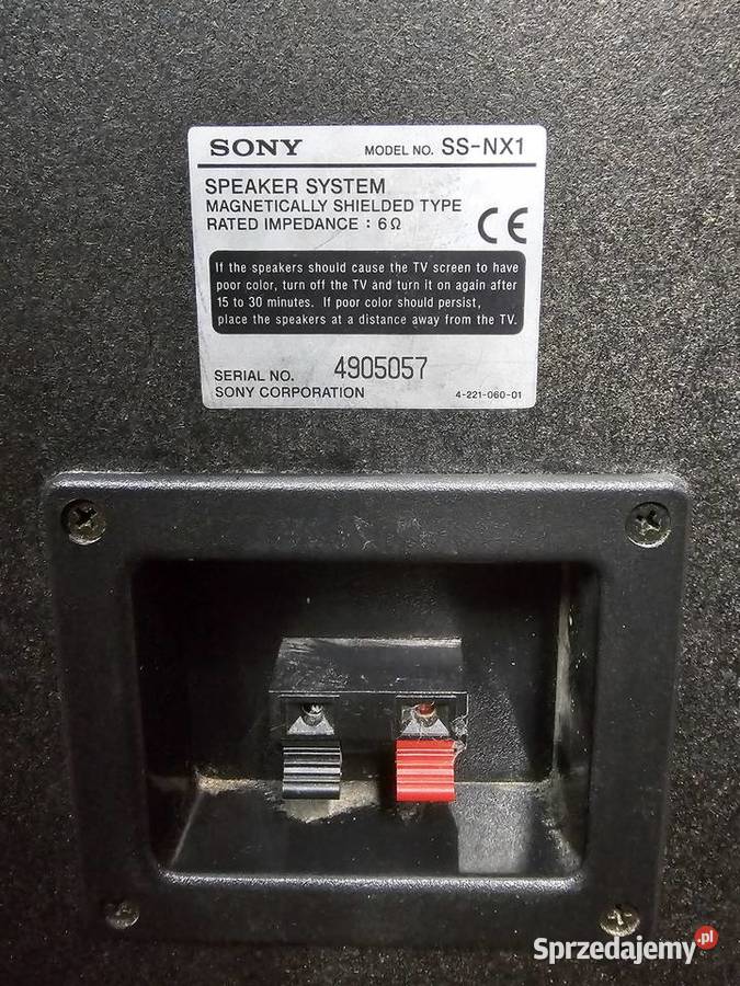 Kolumny stereo Sony SSNX1 wysyłka 20 Kraków sprzedam