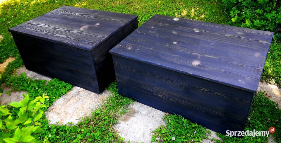 Skrzynia stolik kawowy pufa siedzisko kufer świętokrzyskie Radków