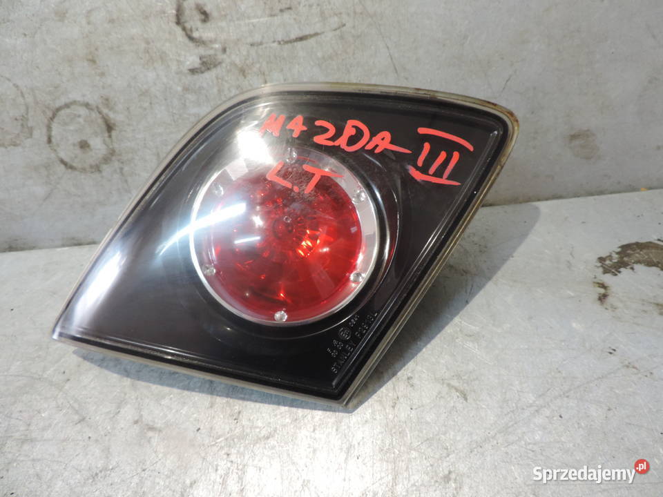 LAMPA LEWY TYŁ W KLAPE MAZDA 3 I BK HB Motoryzacja Nowy Sącz sprzedam