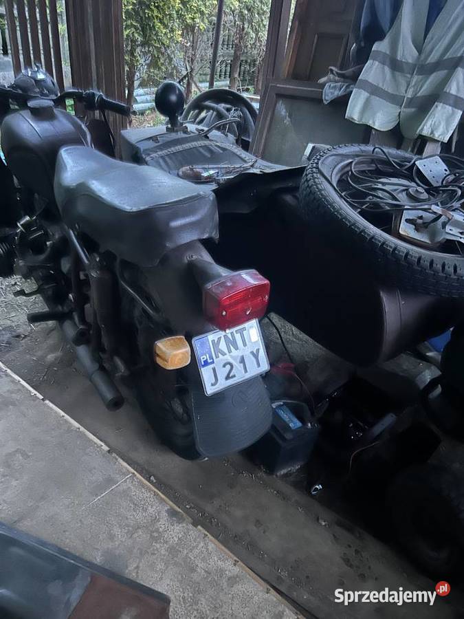 Ural Dniepr 650 z koszem zarej w Oświęcim