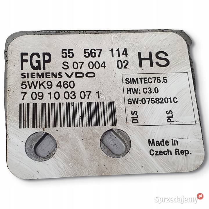 STEROWNIK SILNIKA Opel Astra III H 16 16V Chełm