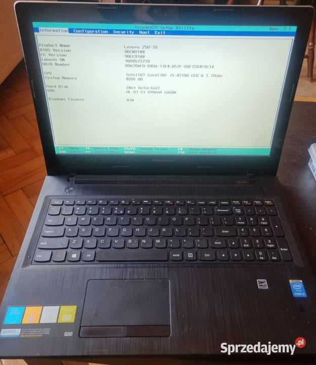 Lenovo Ideapad Z5070 1000 Sosnowiec