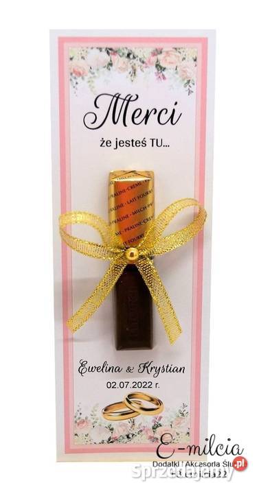 Kompletne Merci podziękowanie gości z okazji Pozostałe lubuskie Zielona Góra