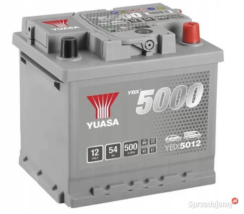 Akumulator Yuasa Silver 12V 54Ah 500A DARMOWA Płock