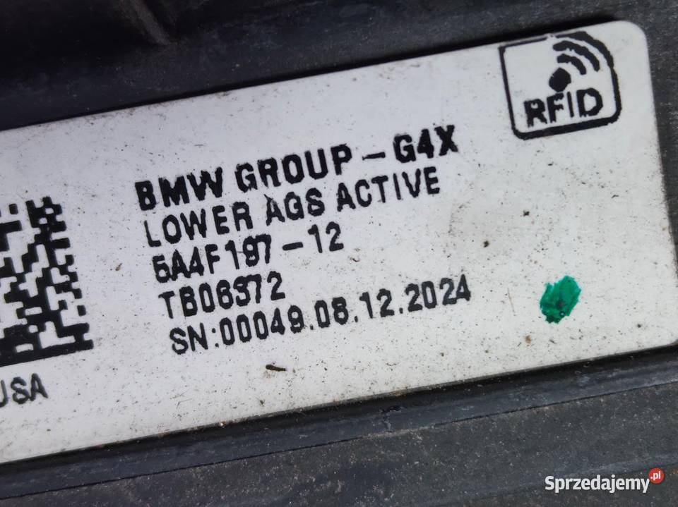 Żaluzja Roleta Kierownica Powietrza BMW X3 G45 Pleszew sprzedam