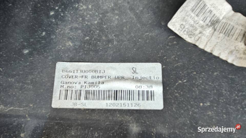 KIA SPORTAGE III ZDERZAK PRZEDNI PRZÓD GRILL Części samochodowe mazowieckie Radom
