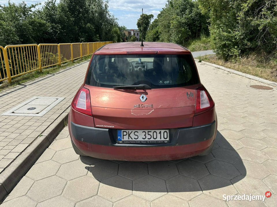 Renault Megane Renault Megane II 16 Benzyna wiśniowy Gostyń