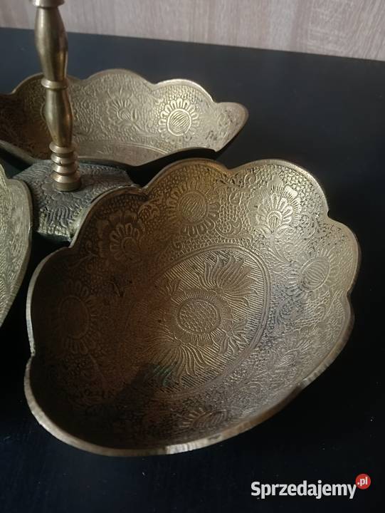 Patera z mosiądzu Łódź