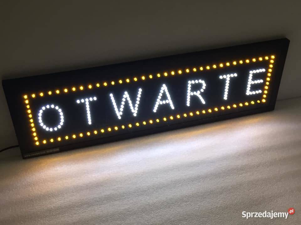 Szyldy diodowe neony reklamy LED Gwarancja 36m Warszawa