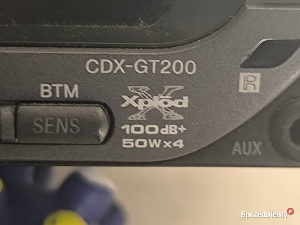 Radioodtwarzacz samochodowy Sony CDXGT200 Kłodzko