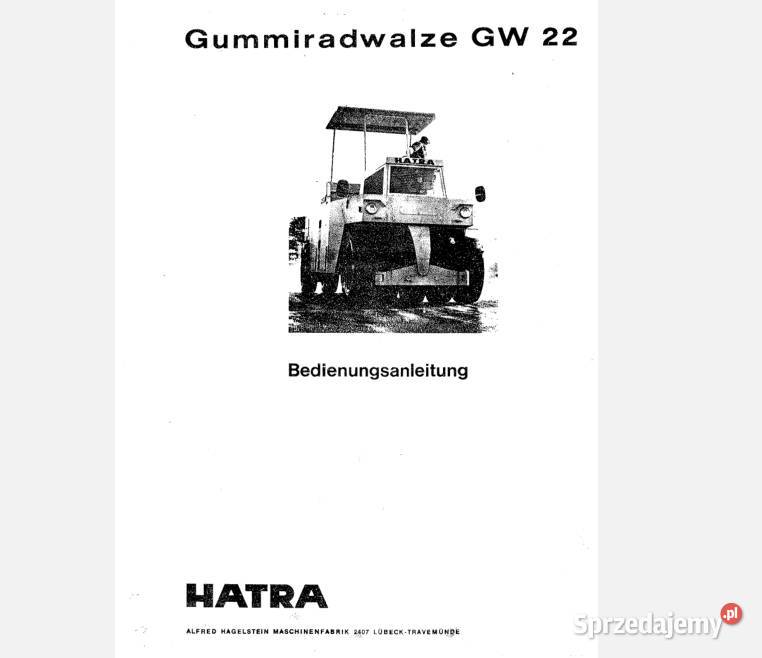 HATRA GW 22 HATRA TW61 TW81 walec instrukcja