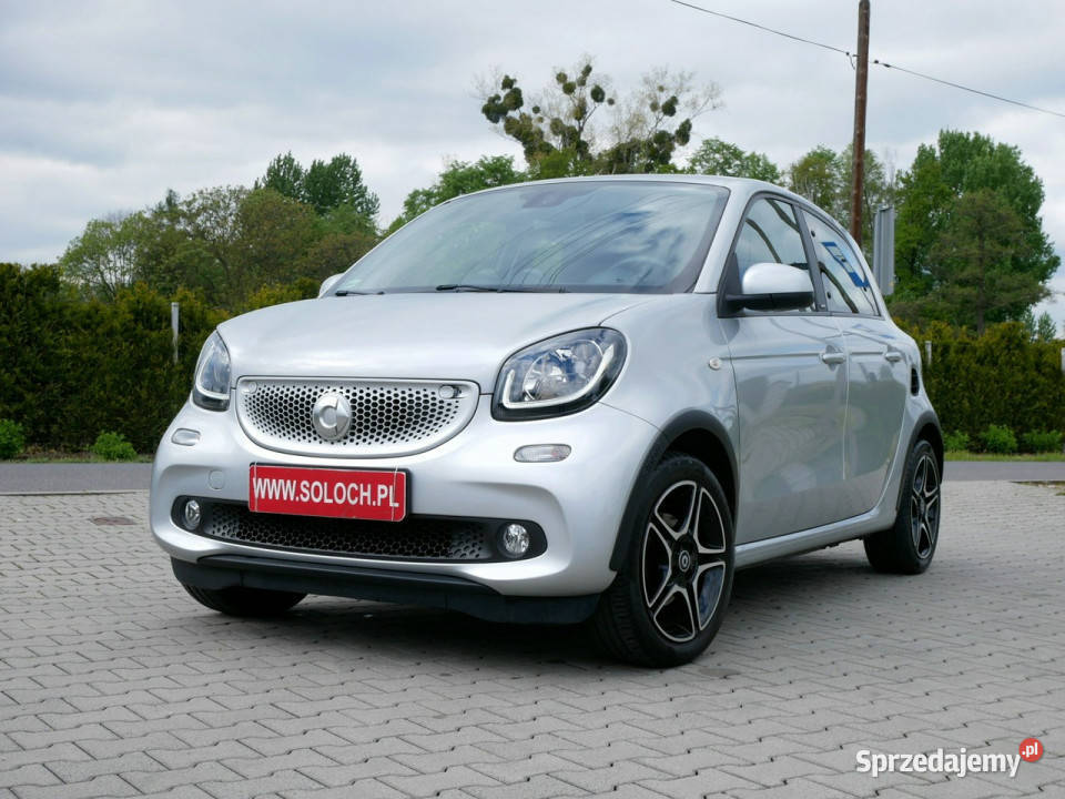 Smart Forfour 1.0 71KM Eu6 Passion Sport -5D -Klimatr -bardzo zadbany Zoba…