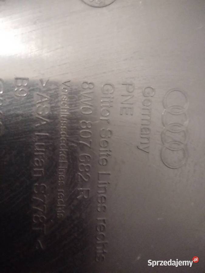 Kratki atrapy zderzaka Audi A4 B9 Gorzów Wielkopolski sprzedam