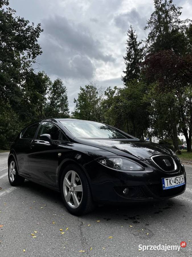 Seat Leon 20 TDI BKD 140 2006r Klimatyzacja gniazdo AUX Leon Samochody osobowe świętokrzyskie