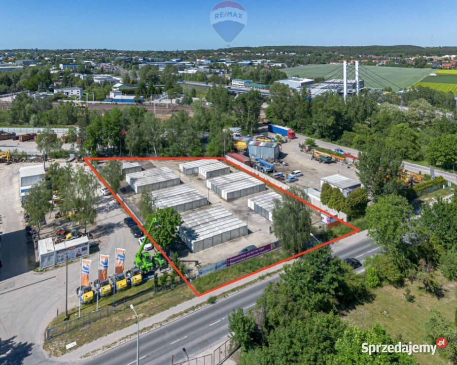 Ogrodzony plac z monitoringiem Poznań Strzeszyn