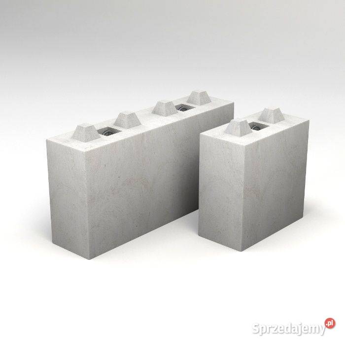 Blok betonowy typ 40 bloki betonowe mury oporowe
