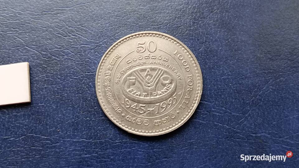 Stare monety 2 rupie 1995 Sri Lanka Numizmatyka Lesko