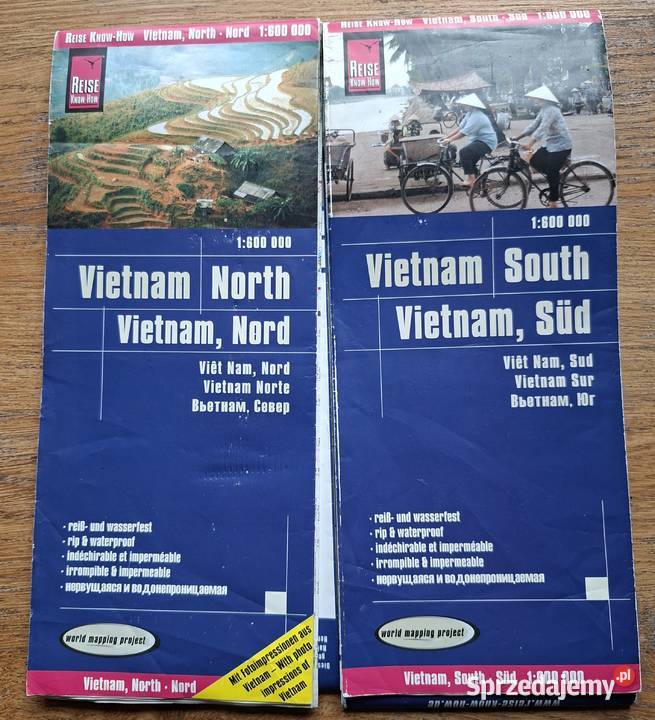 Vietnam North South Reise KnowHow 1600 000 mapy Kraków