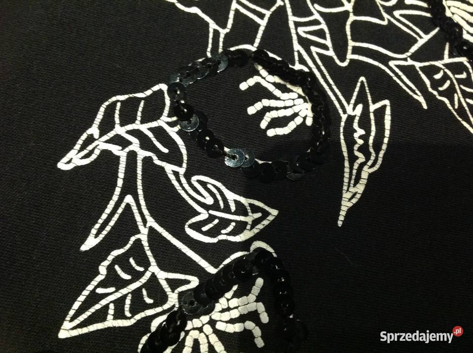 Bluza Czarna Rozpinana Damska GC XS cekiny czarny Nowa Sól