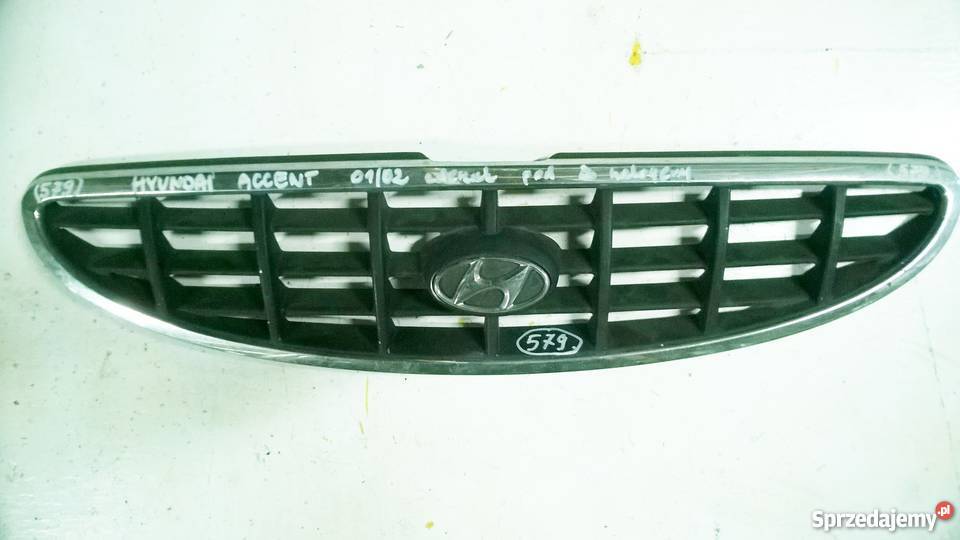HYUNDAI ACCENT 2001 2002 2003 GRILL ATRAPA 1999 Wrocław