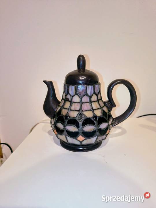 Tiffany lampa witrażowa stołowa nocna biurowa Zaręba