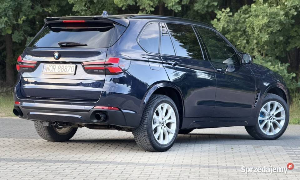 BMW X5 F15 30d 2015r Imperial Blue Bogate