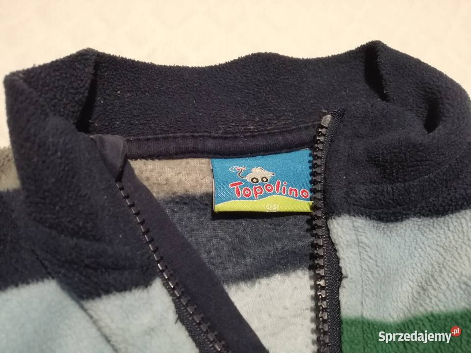 Bluza polar długi rękaw Topolino 98 Pasy Odzież chłopiec Bluzy Czeladź