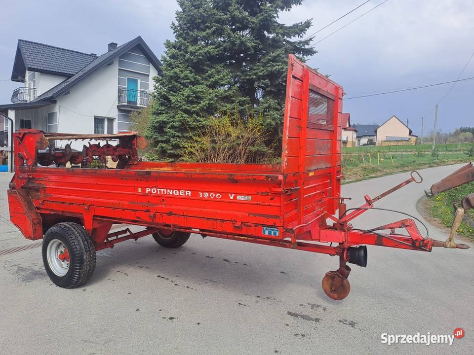 Rozrzutnik obornika pottinger 3800v małopolskie Limanowa sprzedam