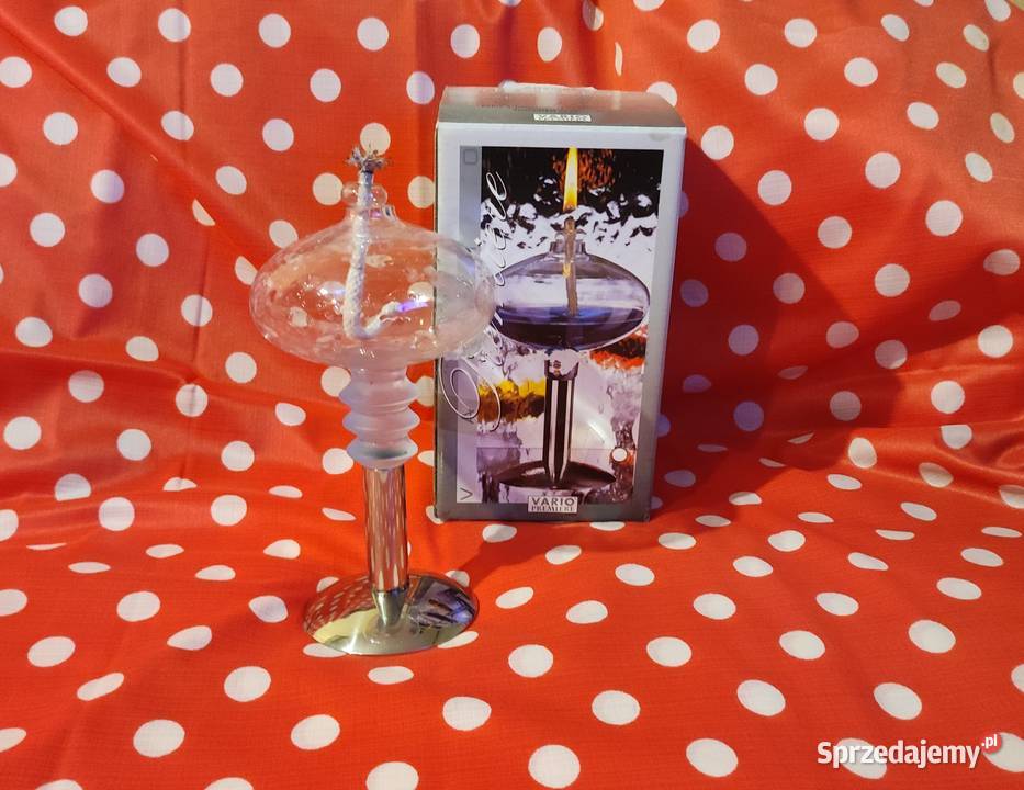 NOWA szklana lampa naftowej szkło Góra lodowa Krotoszyn