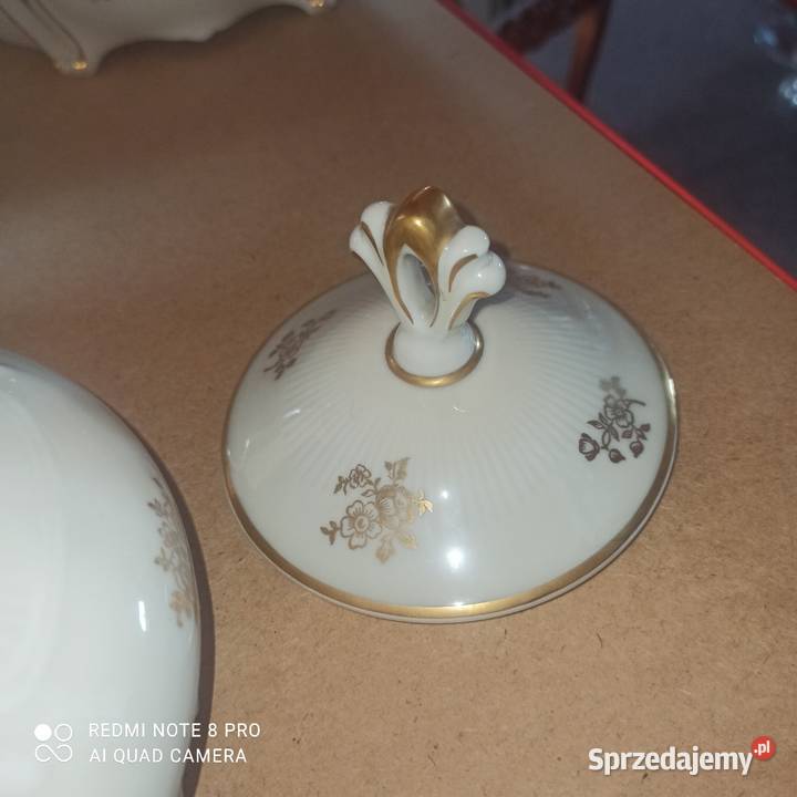 Puzdro kremowo złote Syg Schirnding US Zone Gdańsk