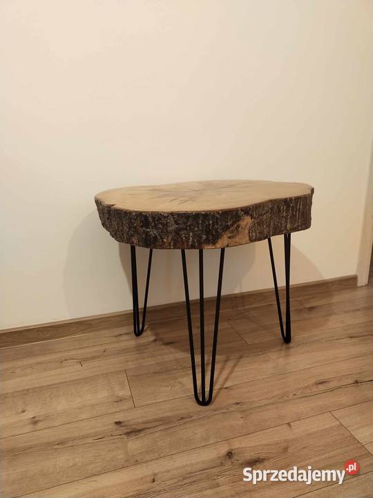 Stolik kawowy plaster drewna zywica duzy Krakow małopolskie Kraków