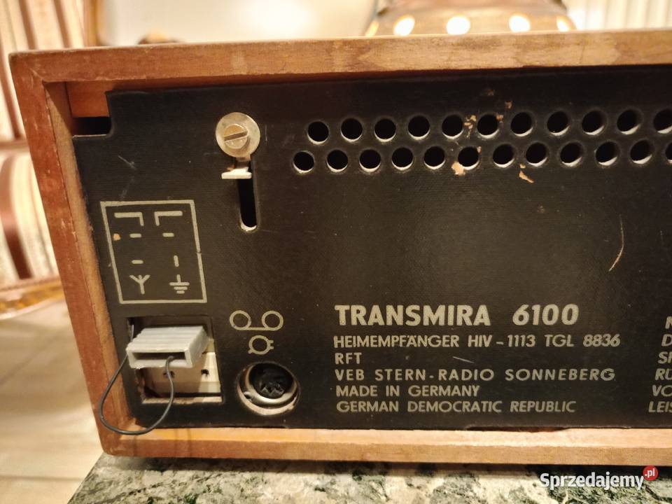 Zabytkowe Radio RFT TRANSMIRA 6100 Drawski Młyn