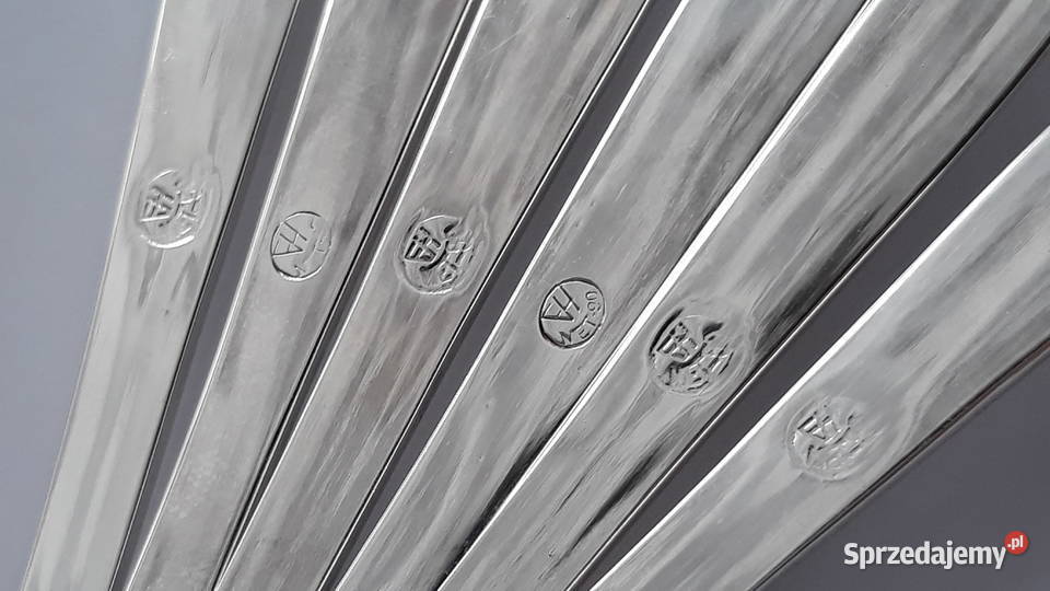 Posrebrzane łyżeczki do herbaty ARES EROS Hefra Dąbrowa Górnicza