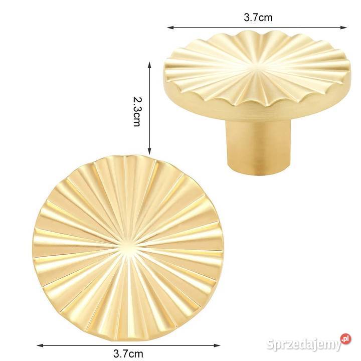Uchwyt meblowy Tesuri 9 gałka złota Katowice