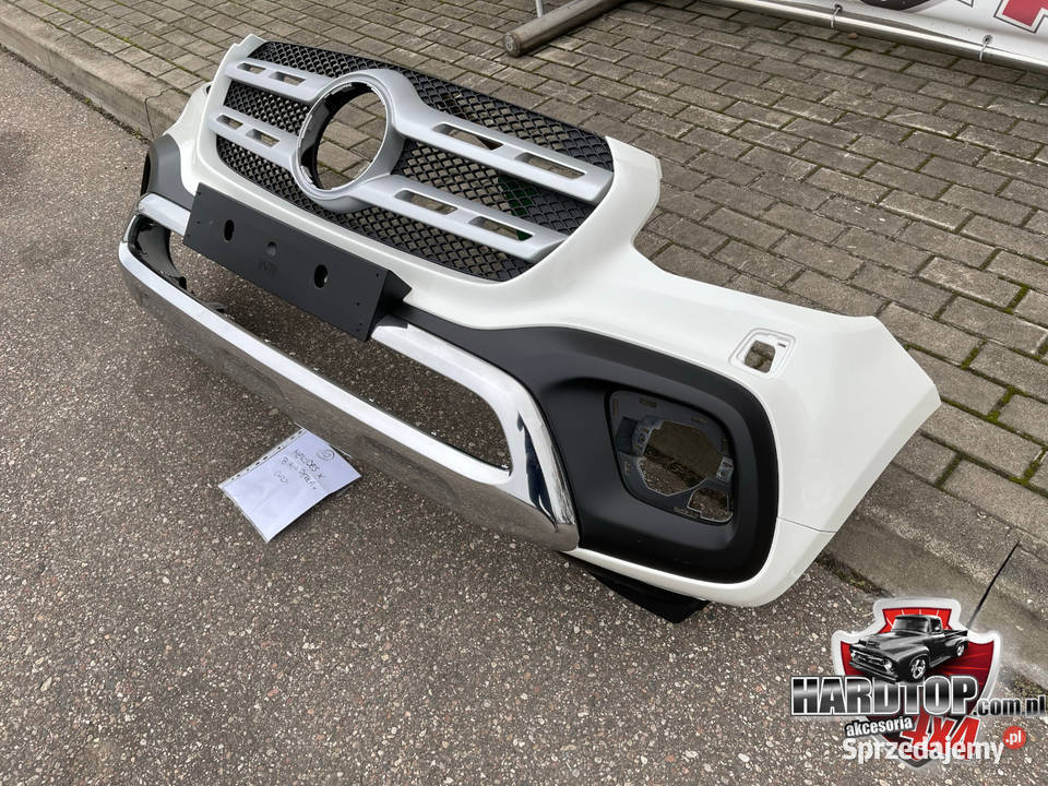 ZDERZAK Mercedes X 2018 CHROM ORYGINALNY 10 terenowe Pasłęk