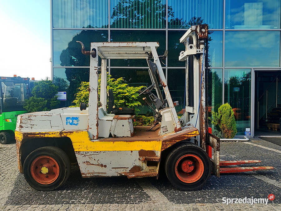 Wózek widłowy Fiat DI 60 C 6 ton diesel duplex małopolskie Kęty