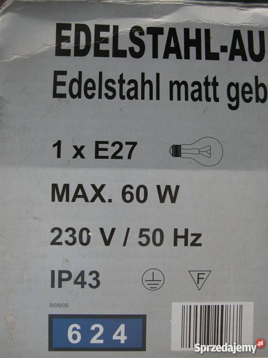 kinkiet zewnętrzny lampa kwasoodporna nowa Gorzów Wielkopolski