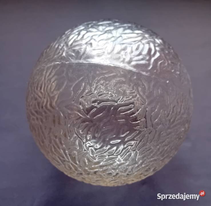 Klosz w kształcie kuli do lampy ceramicznej DDR wielkopolskie Koźminek sprzedam