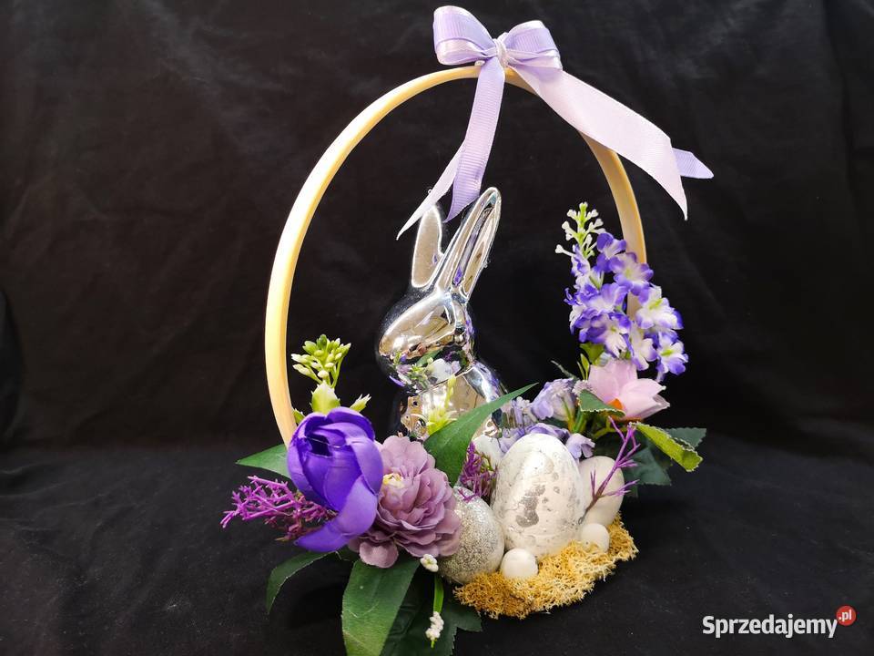 Stroik wielkanocny stojący na kole Kielce