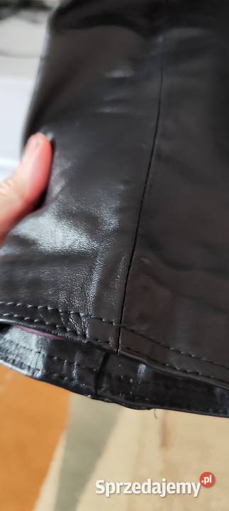Kurtka skórzana vintage czarny Rzeszów