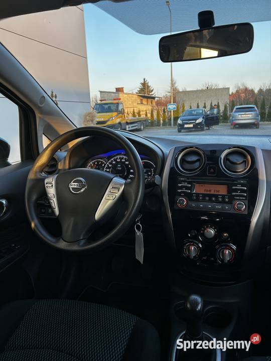 Śliczny Nissan Note Czarny Benzyna Super stan ABS Puławy