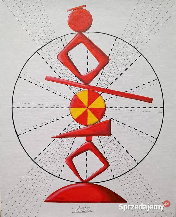 Obraz rysunek abstrakcja geometryczna Malarstwo Płock