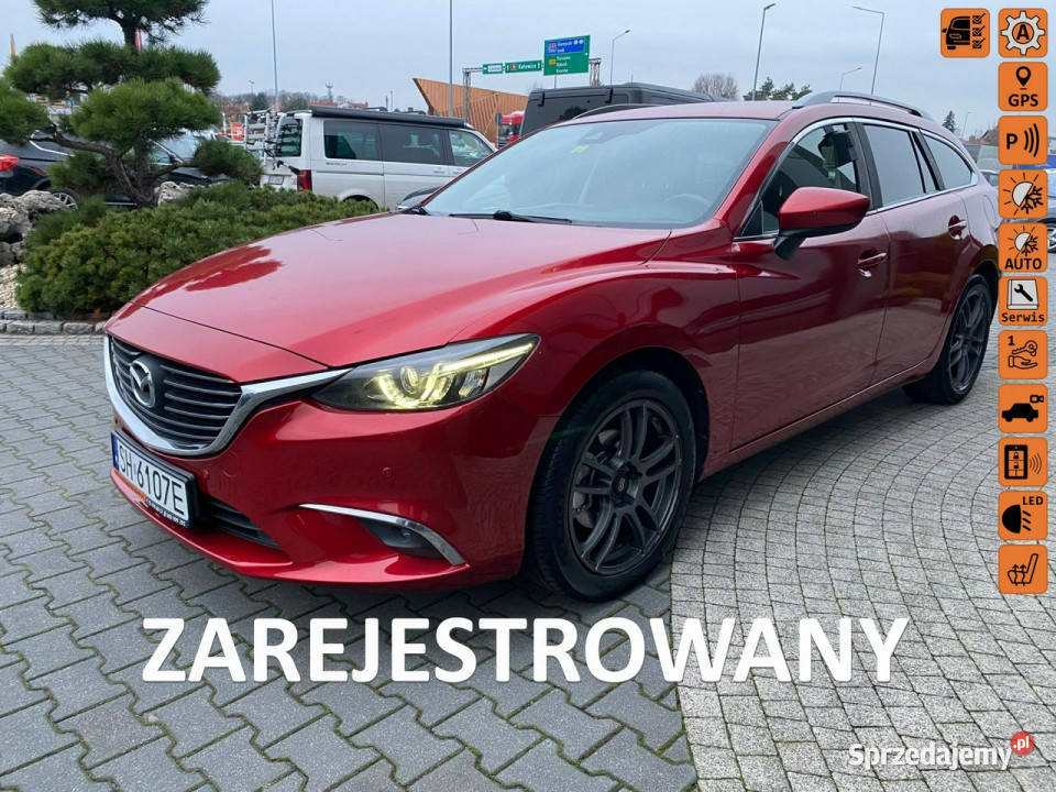 Mazda 6 automat nawigacja benzynka LED podgrz