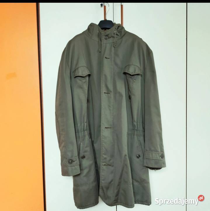 Parka wojskowy militarna z kapturem z podszewką podkarpackie Krosno