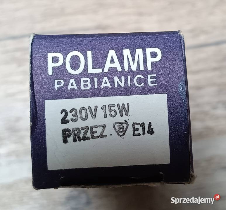 Polamp Pabianice 15 W PRL żarówka sprzedam