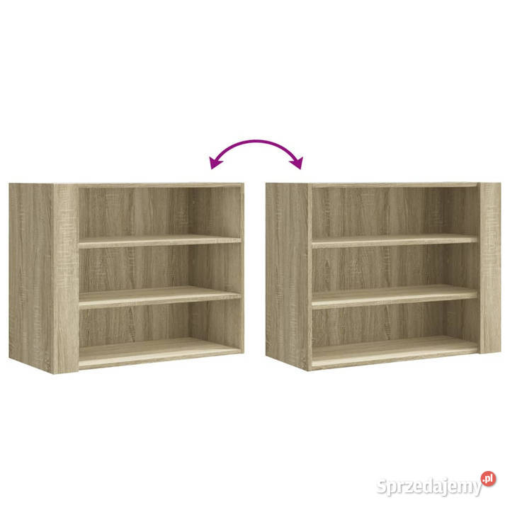 Szafka wisząca dąb sonoma 75x35x60 materiał