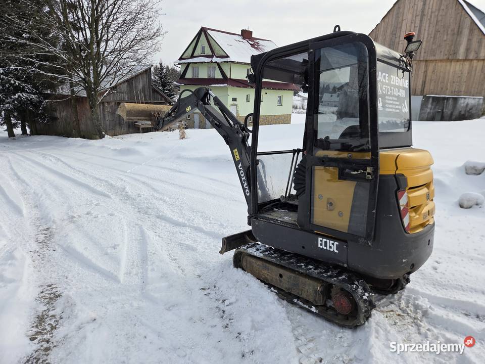 Minikoparka VOLVO EC15C Mochnaczka Wyżna
