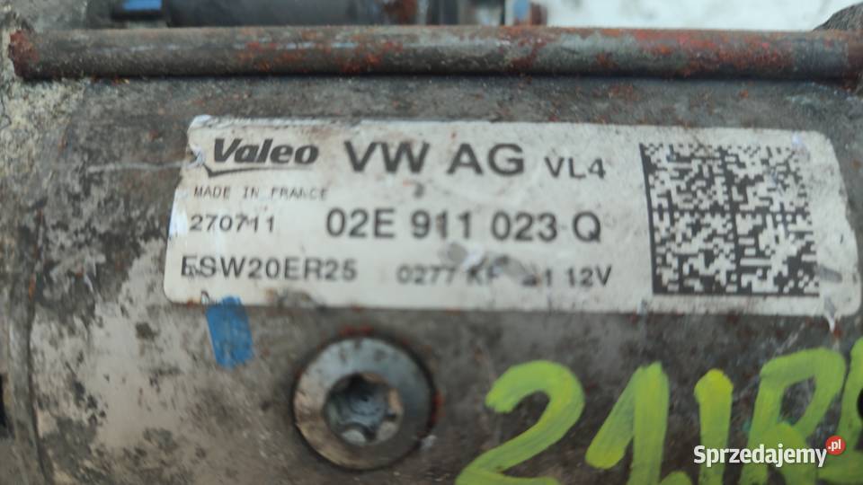 ROZRUSZNIK VW PASSAT B7 02E911023Q 20 140 1015R świętokrzyskie Włoszczowa