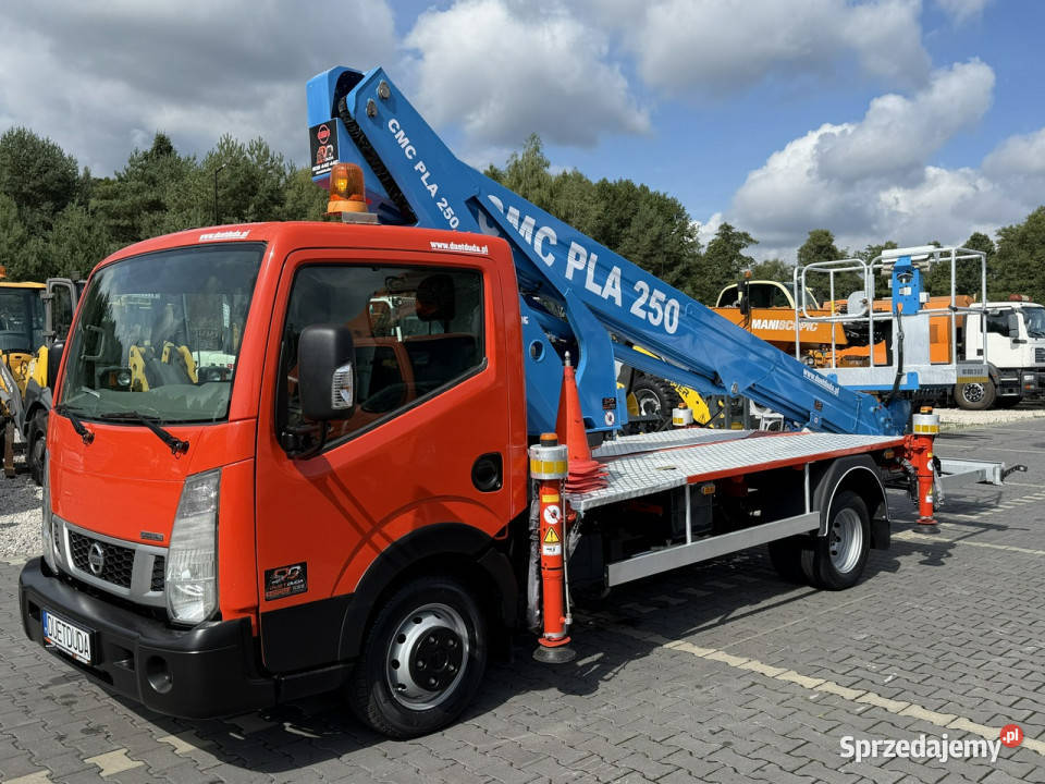 Nissan Cabstar Podnośnik Koszowy 25m CMC PLA 250 ABS Widełki