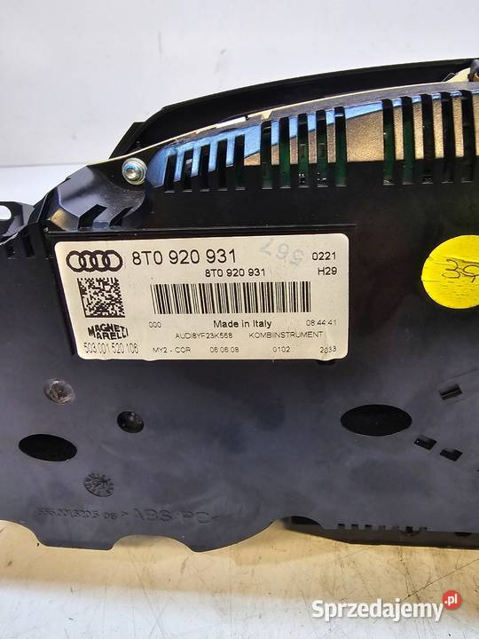 LICZNIK ZEGARY AUDI A5 8T 20 TFSI 8T0920931 Przystajń